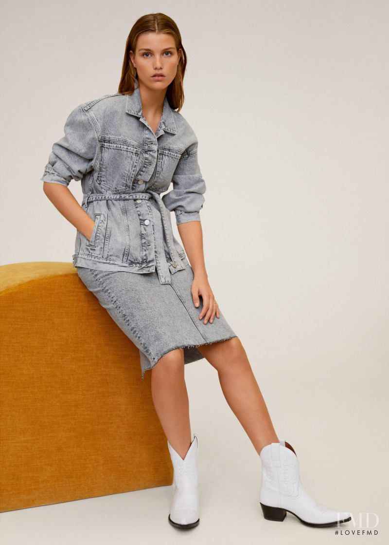 Luna Bijl featured in  the Mango catalogue for Spring 2020