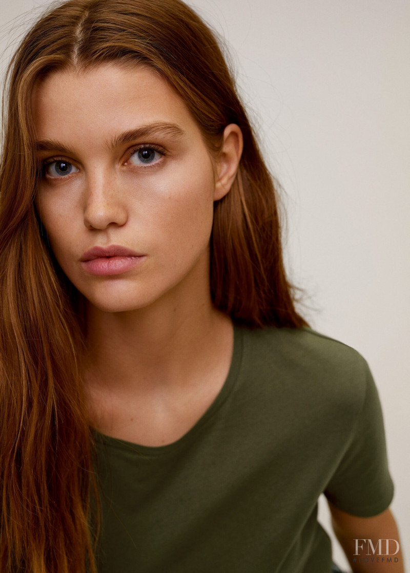 Luna Bijl featured in  the Mango catalogue for Spring 2020