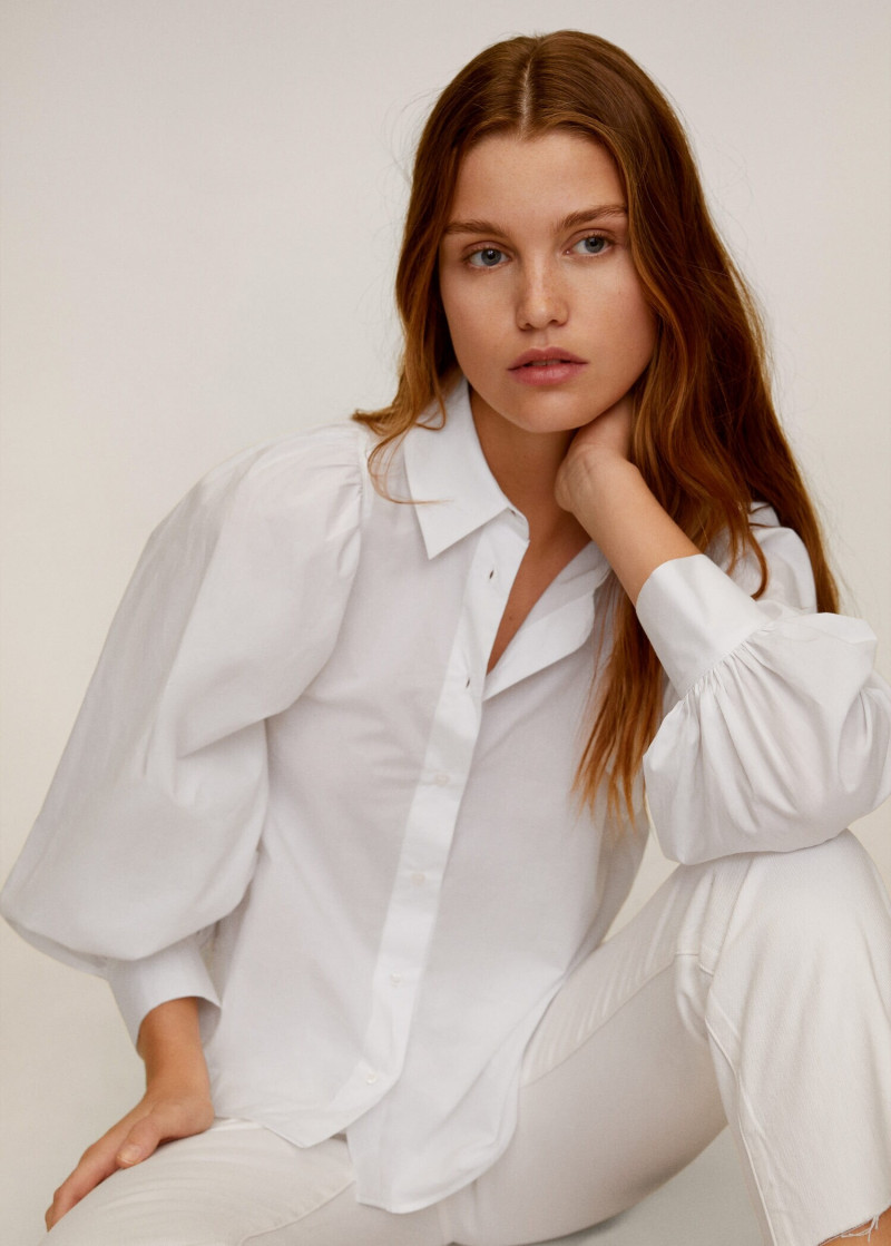 Luna Bijl featured in  the Mango catalogue for Spring 2020