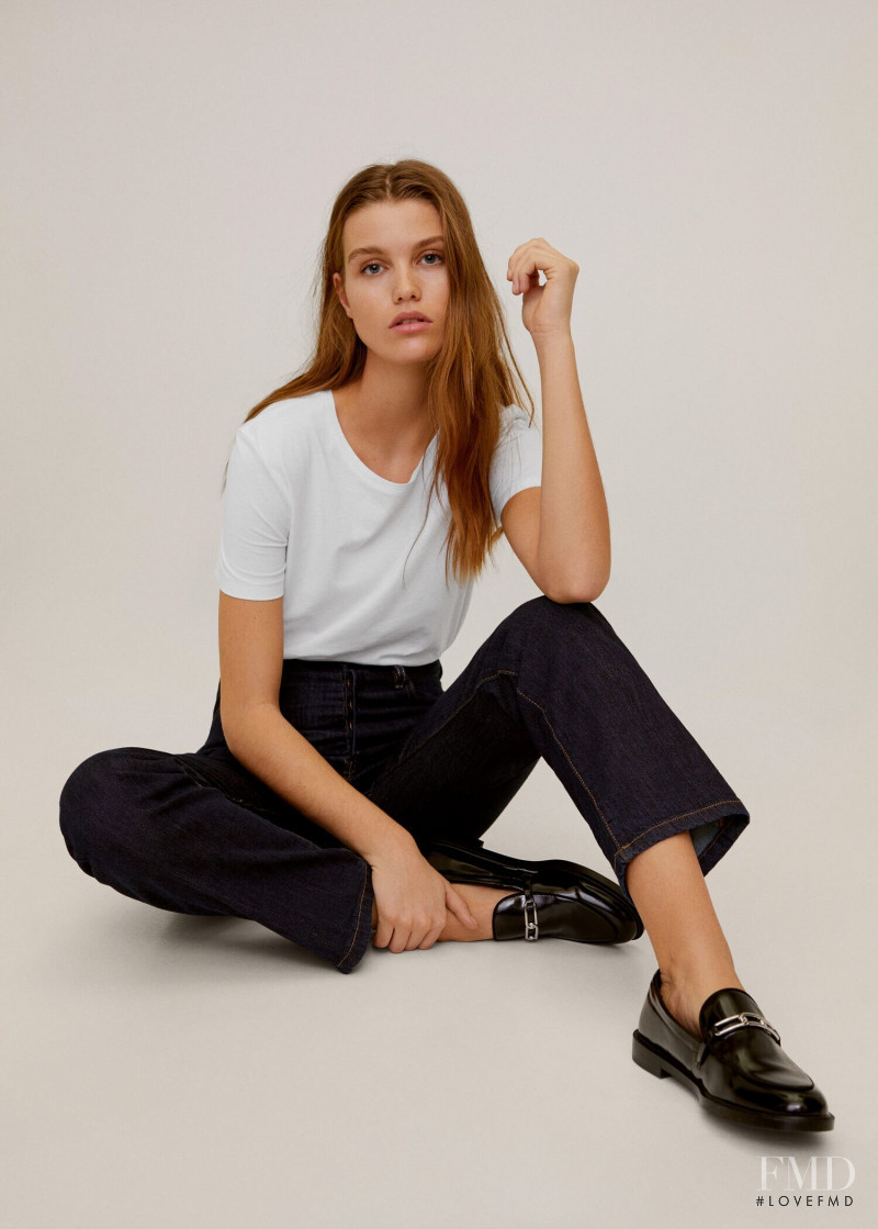 Luna Bijl featured in  the Mango catalogue for Spring 2020