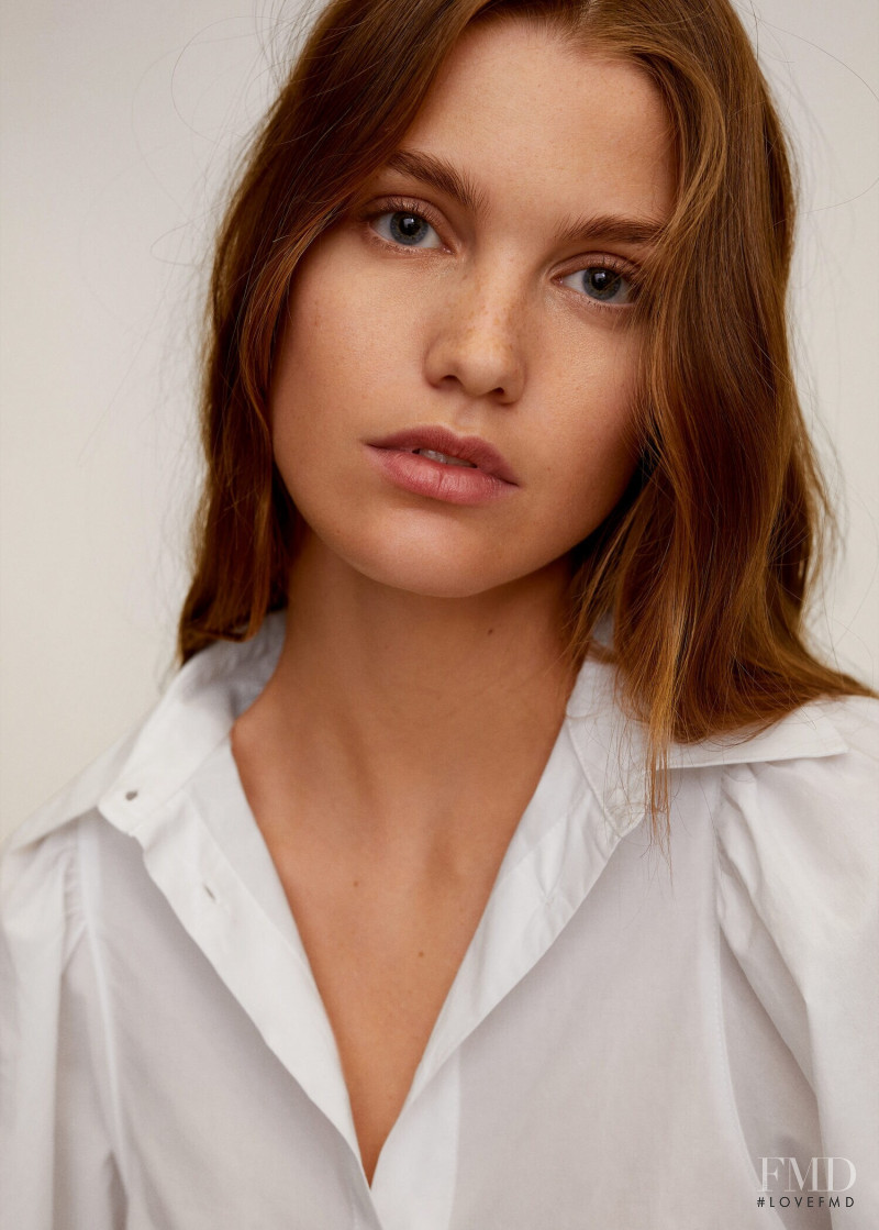 Luna Bijl featured in  the Mango catalogue for Spring 2020