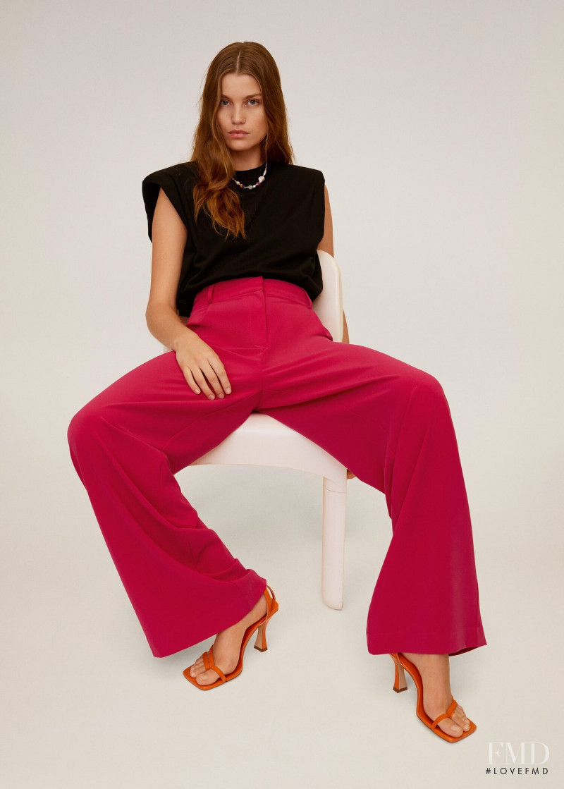 Luna Bijl featured in  the Mango catalogue for Spring 2020