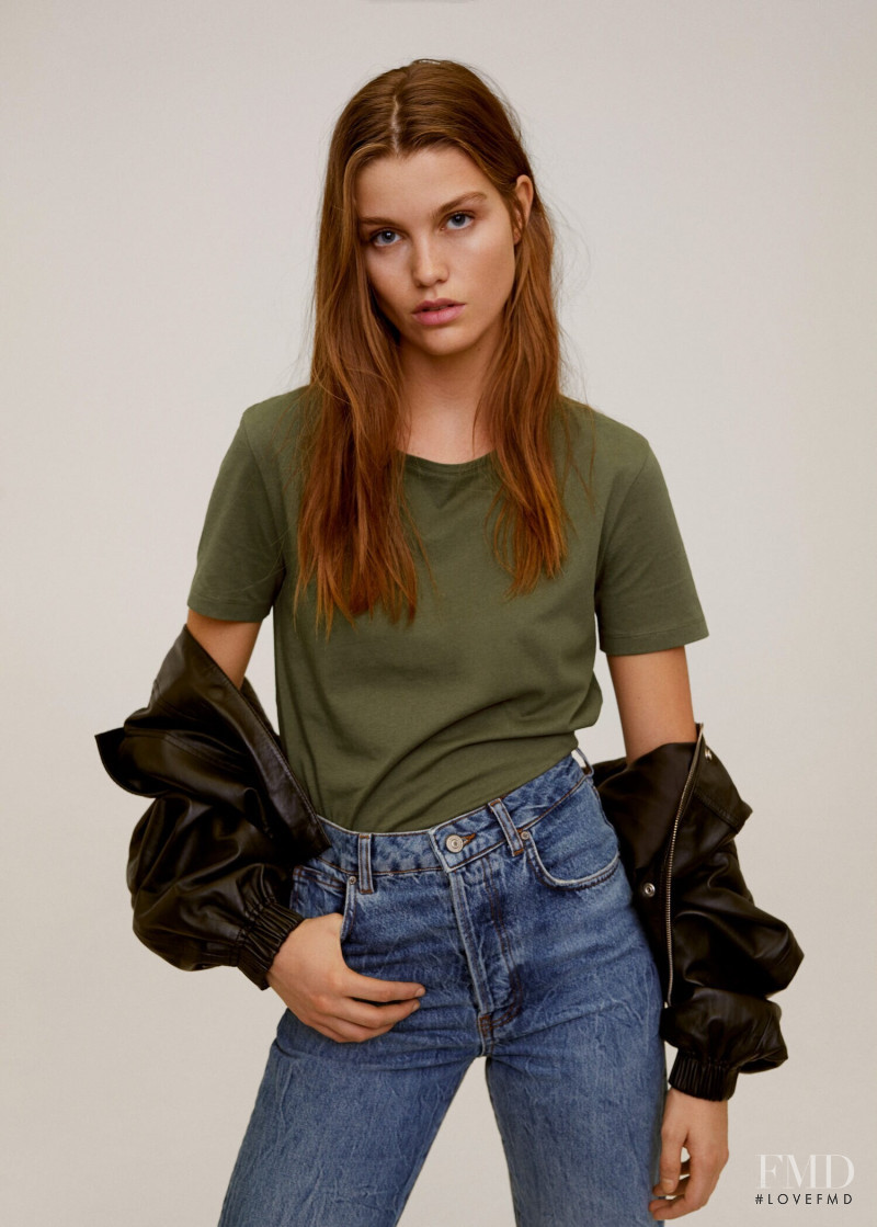 Luna Bijl featured in  the Mango catalogue for Spring 2020