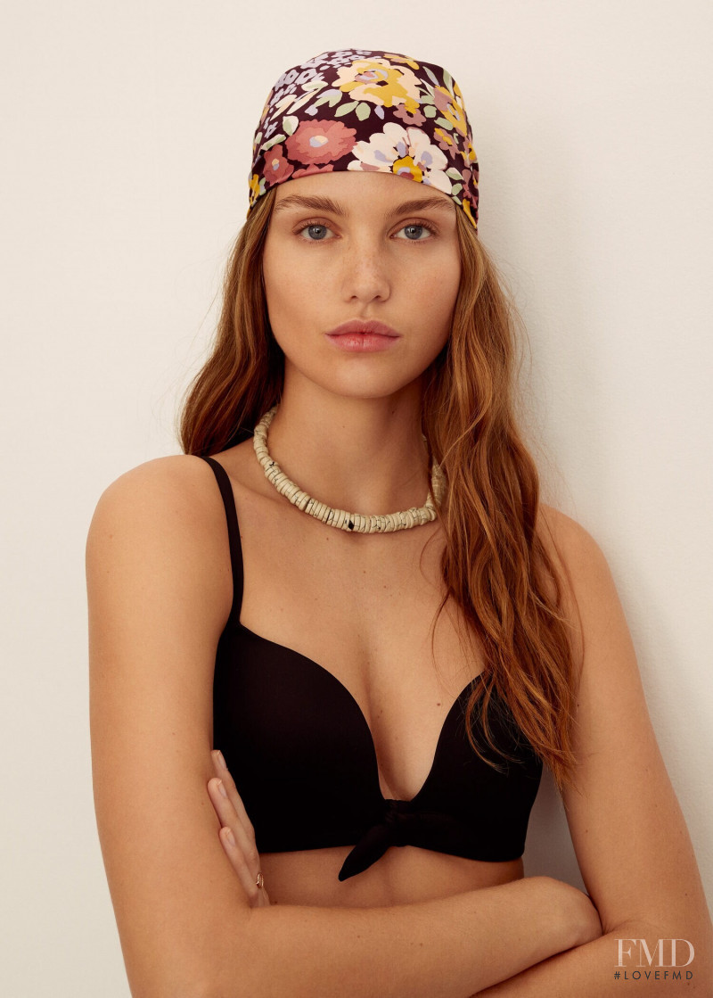 Luna Bijl featured in  the Mango Swimwear catalogue for Spring/Summer 2020