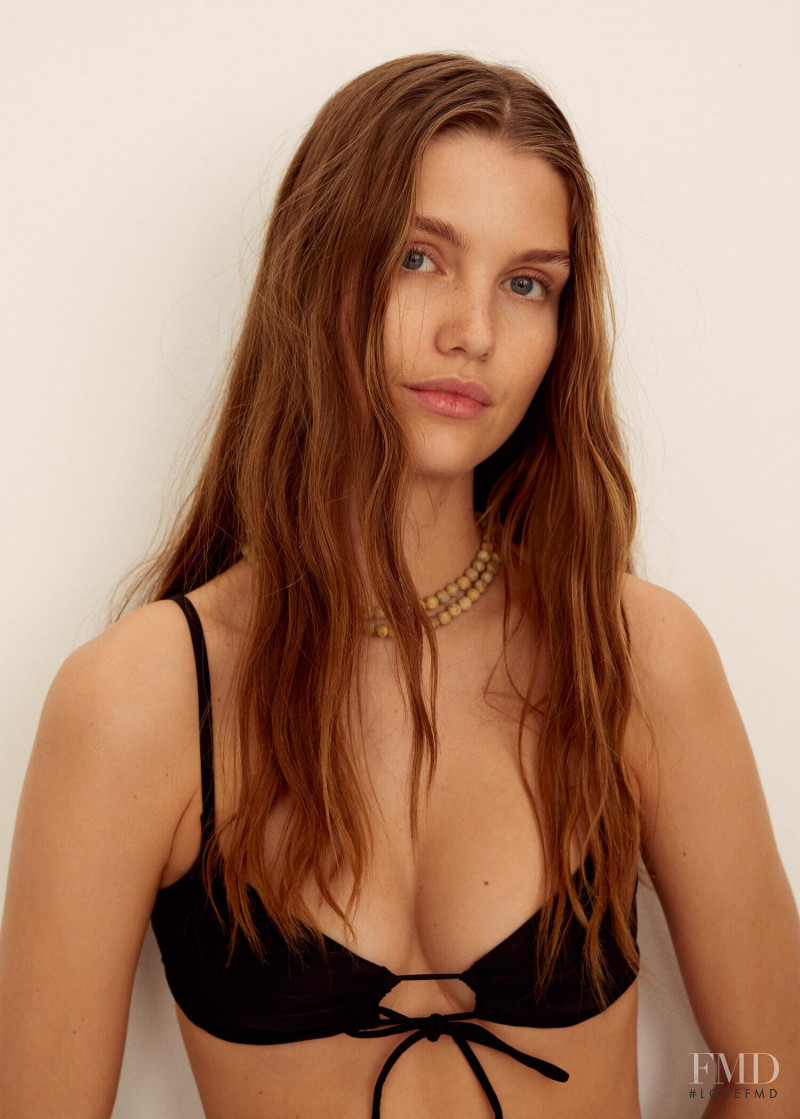 Luna Bijl featured in  the Mango Swimwear catalogue for Spring/Summer 2020