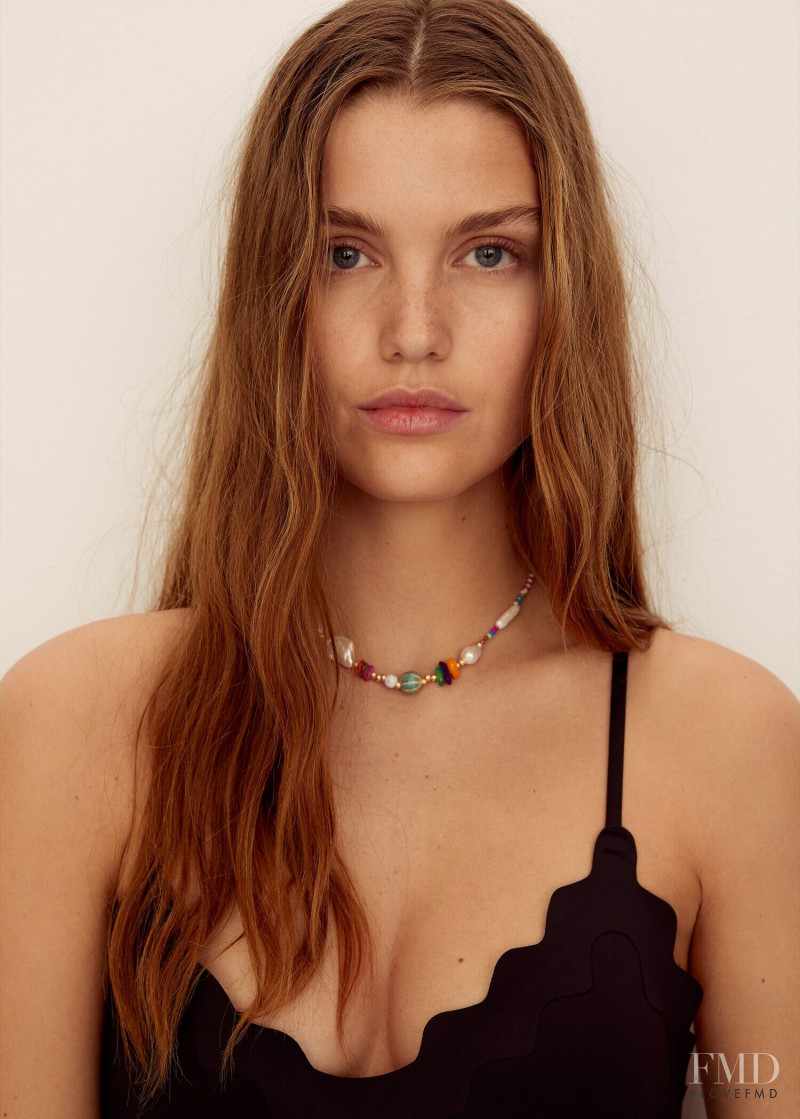 Luna Bijl featured in  the Mango Swimwear catalogue for Spring/Summer 2020