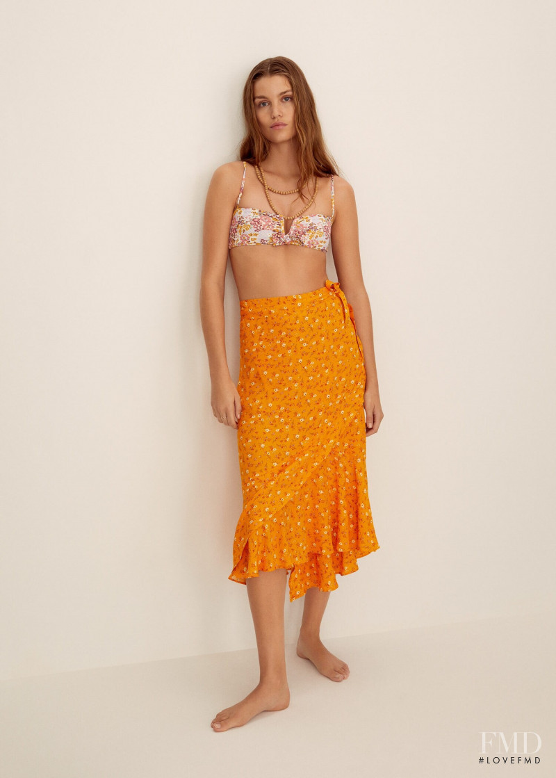 Luna Bijl featured in  the Mango Swimwear catalogue for Spring/Summer 2020