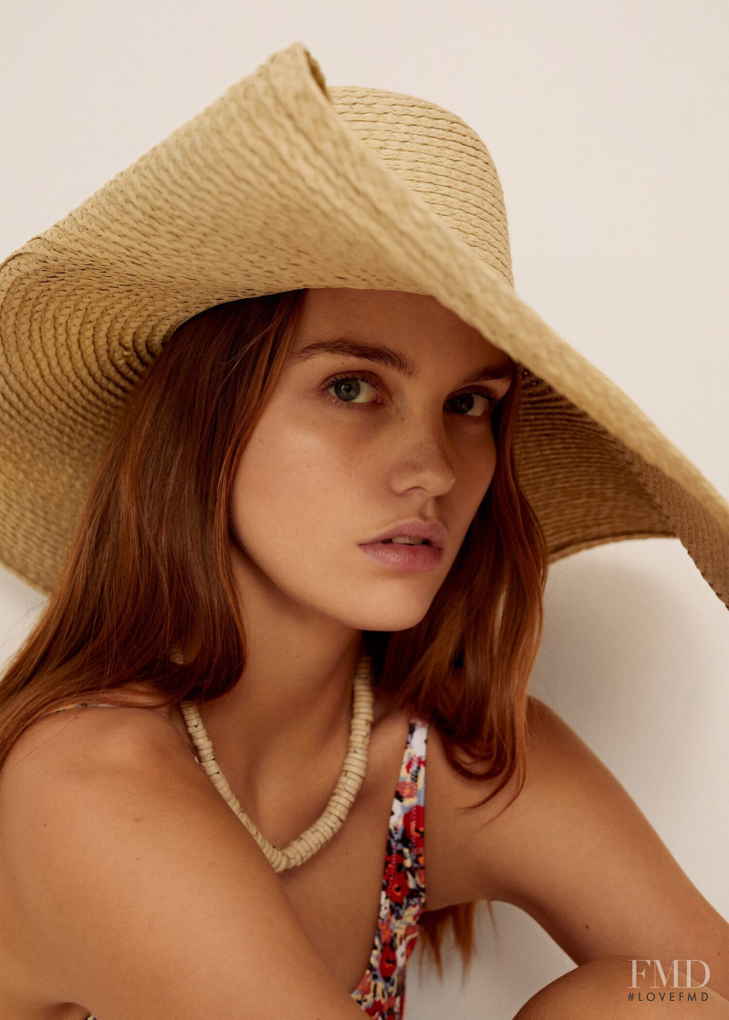 Luna Bijl featured in  the Mango Swimwear catalogue for Spring/Summer 2020