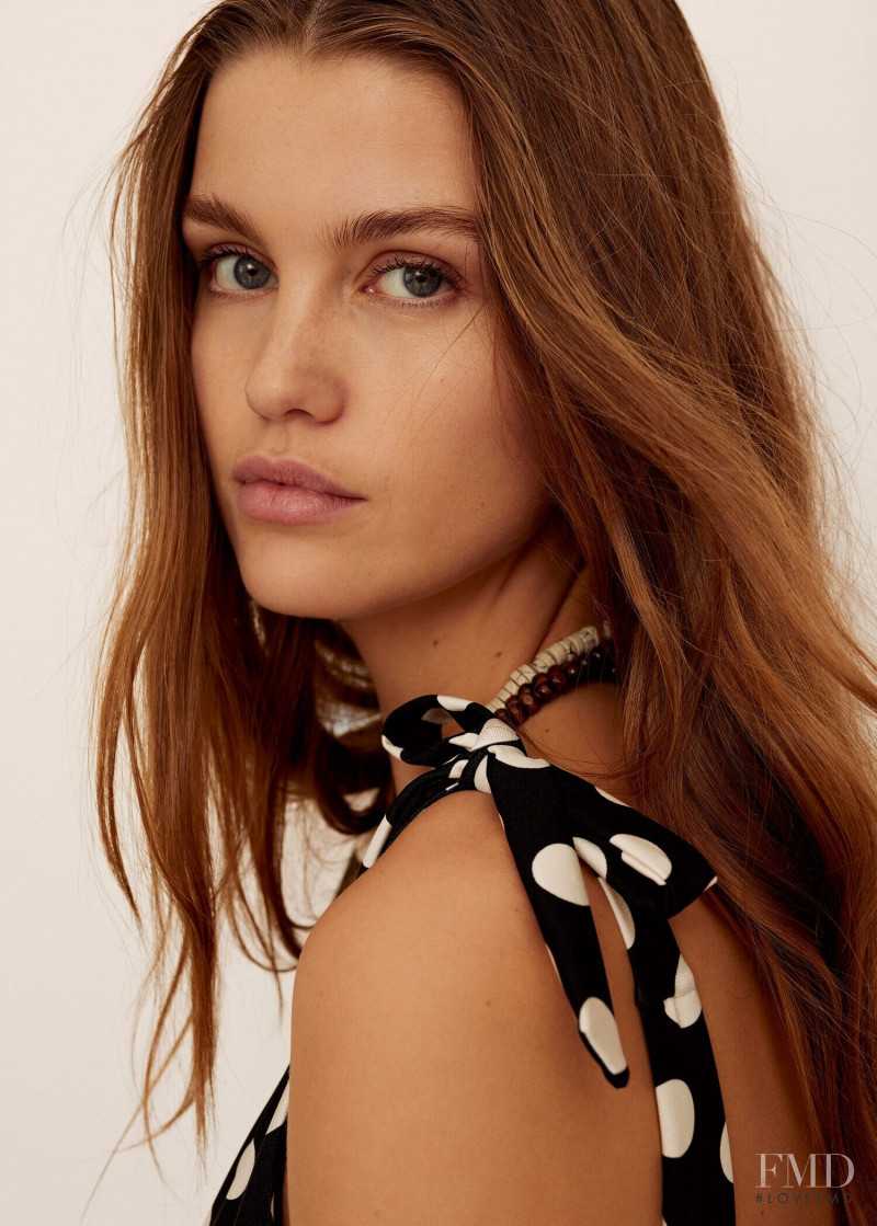 Luna Bijl featured in  the Mango Swimwear catalogue for Spring/Summer 2020