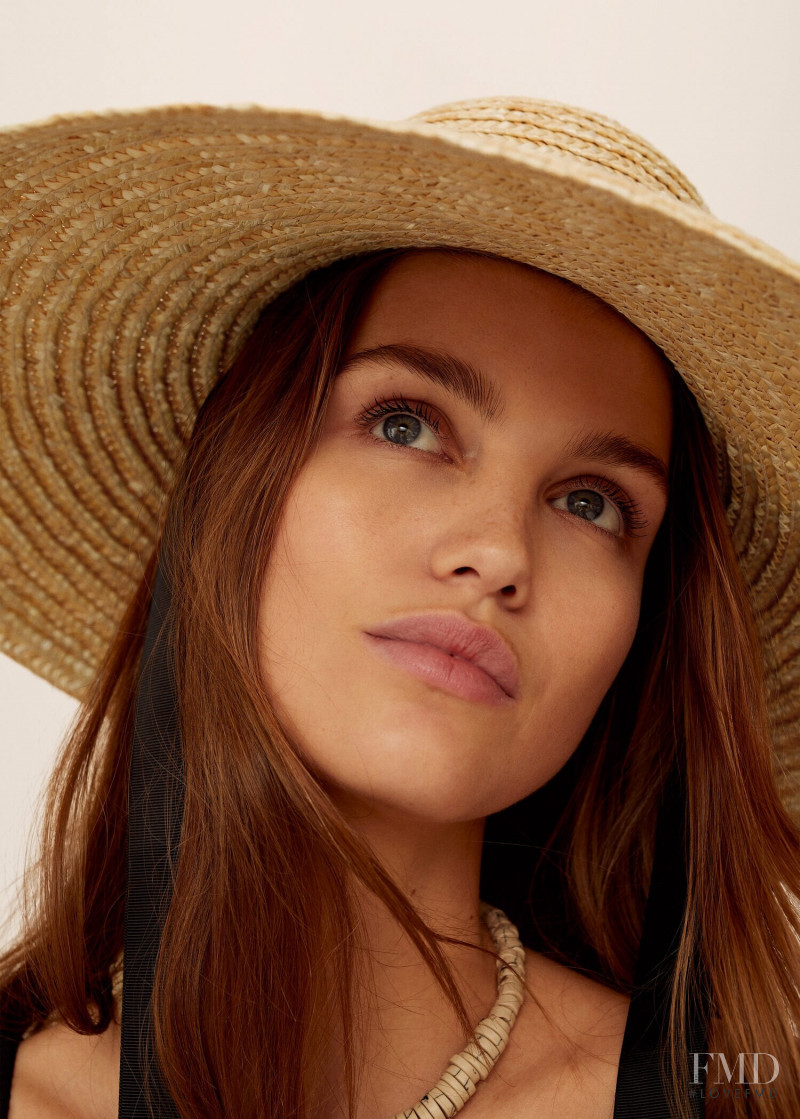 Luna Bijl featured in  the Mango Swimwear catalogue for Spring/Summer 2020