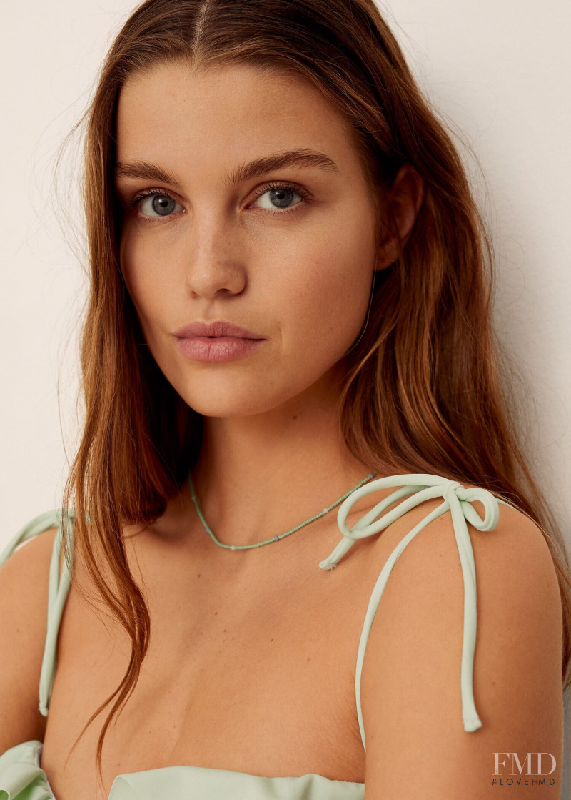 Luna Bijl featured in  the Mango Swimwear catalogue for Spring/Summer 2020