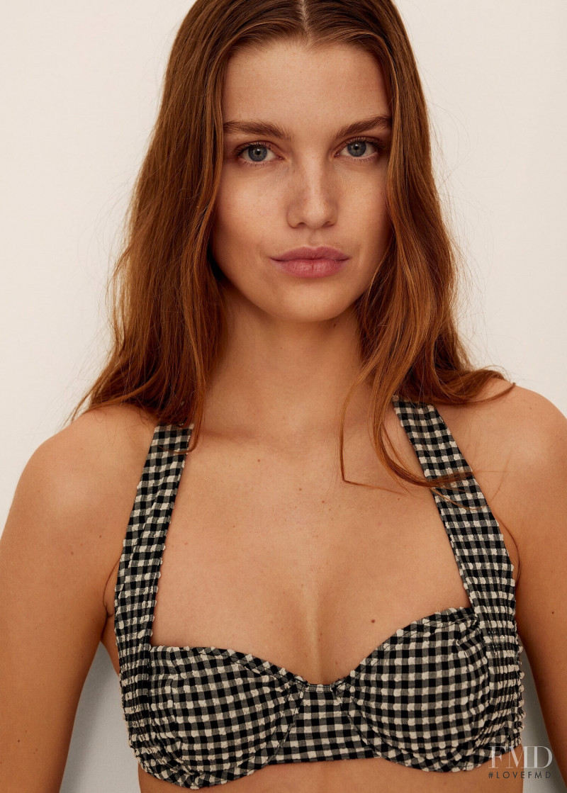 Luna Bijl featured in  the Mango Swimwear catalogue for Spring/Summer 2020