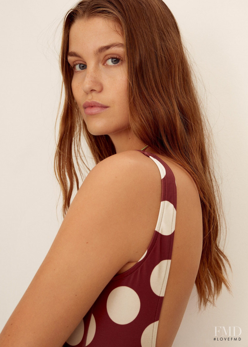 Luna Bijl featured in  the Mango Swimwear catalogue for Spring/Summer 2020