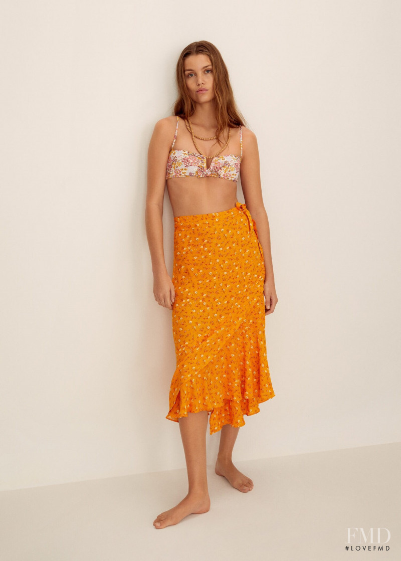 Luna Bijl featured in  the Mango Swimwear catalogue for Spring/Summer 2020