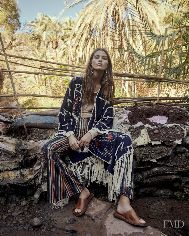 Luna Bijl featured in  the Free People catalogue for Pre-Spring 2020