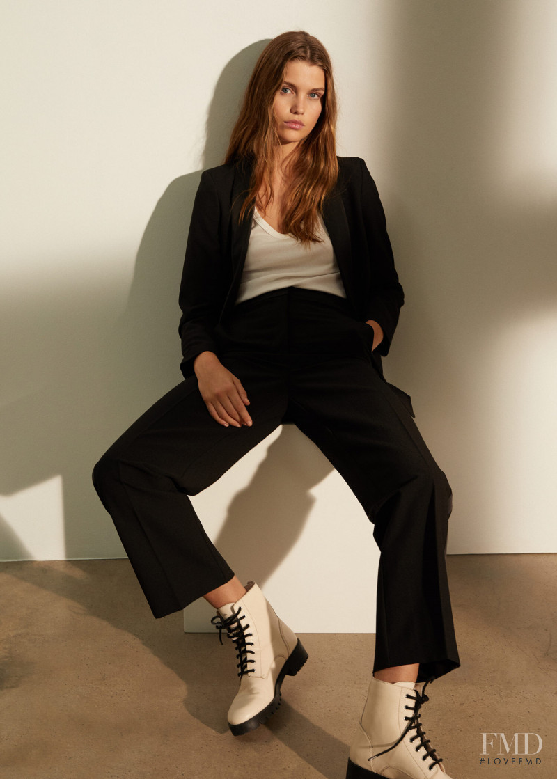 Luna Bijl featured in  the Mango Sunset Conversation lookbook for Spring/Summer 2020