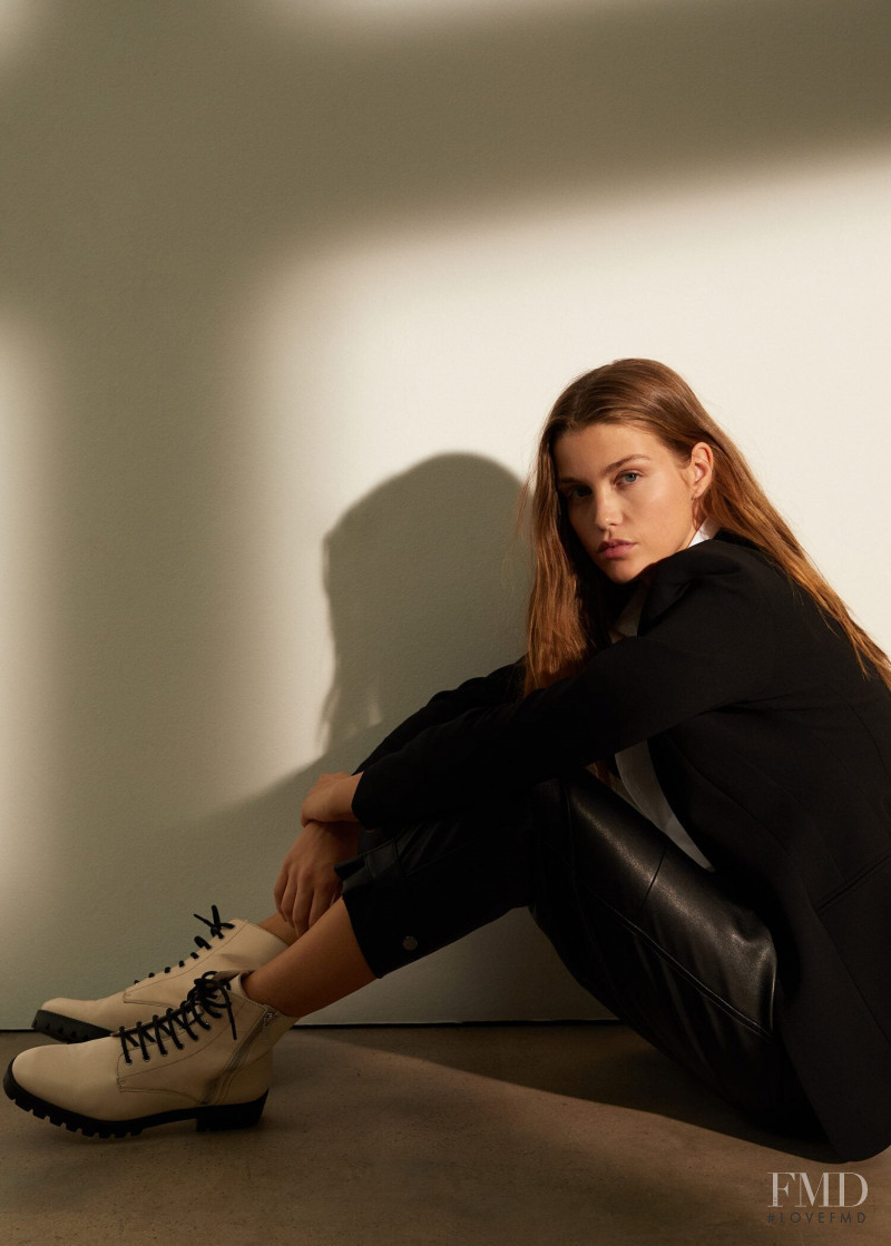 Luna Bijl featured in  the Mango Sunset Conversation lookbook for Spring/Summer 2020