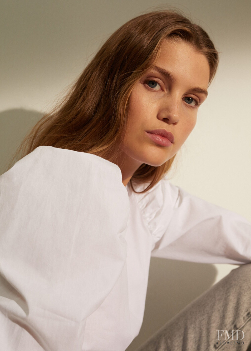 Luna Bijl featured in  the Mango Sunset Conversation lookbook for Spring/Summer 2020