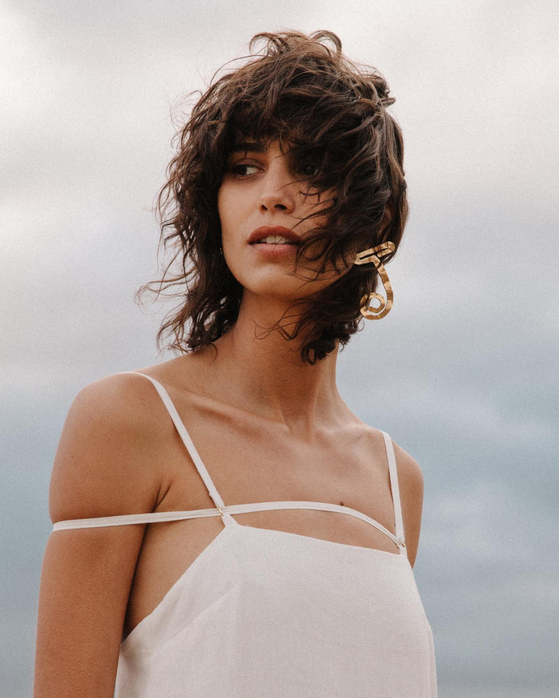 Mica Arganaraz featured in  the Jacquemus fashion show for Spring/Summer 2021