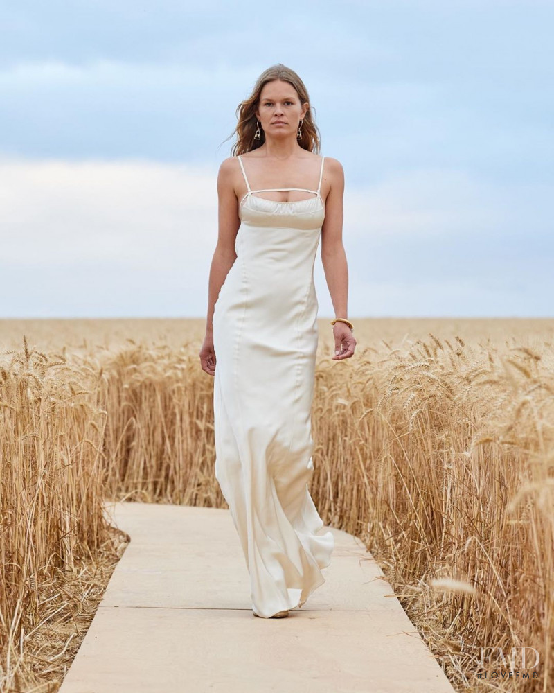 Anna Ewers featured in  the Jacquemus fashion show for Spring/Summer 2021