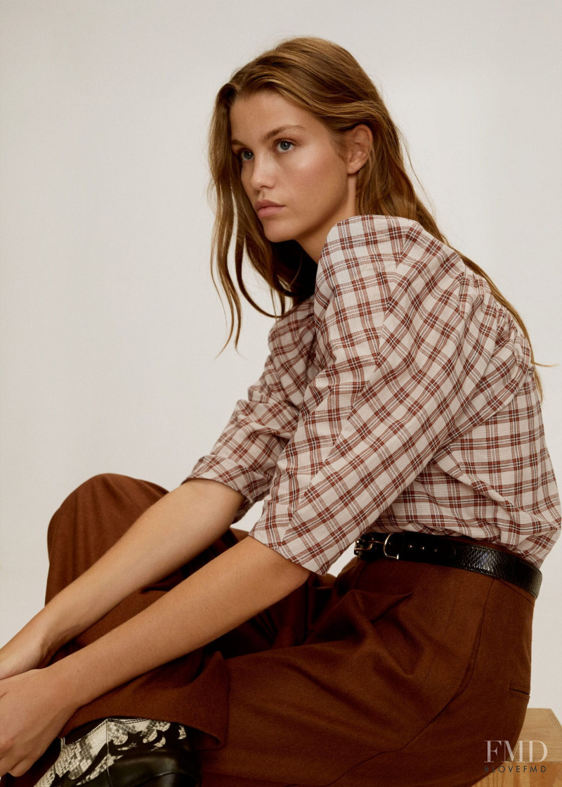 Luna Bijl featured in  the Mango catalogue for Autumn/Winter 2019