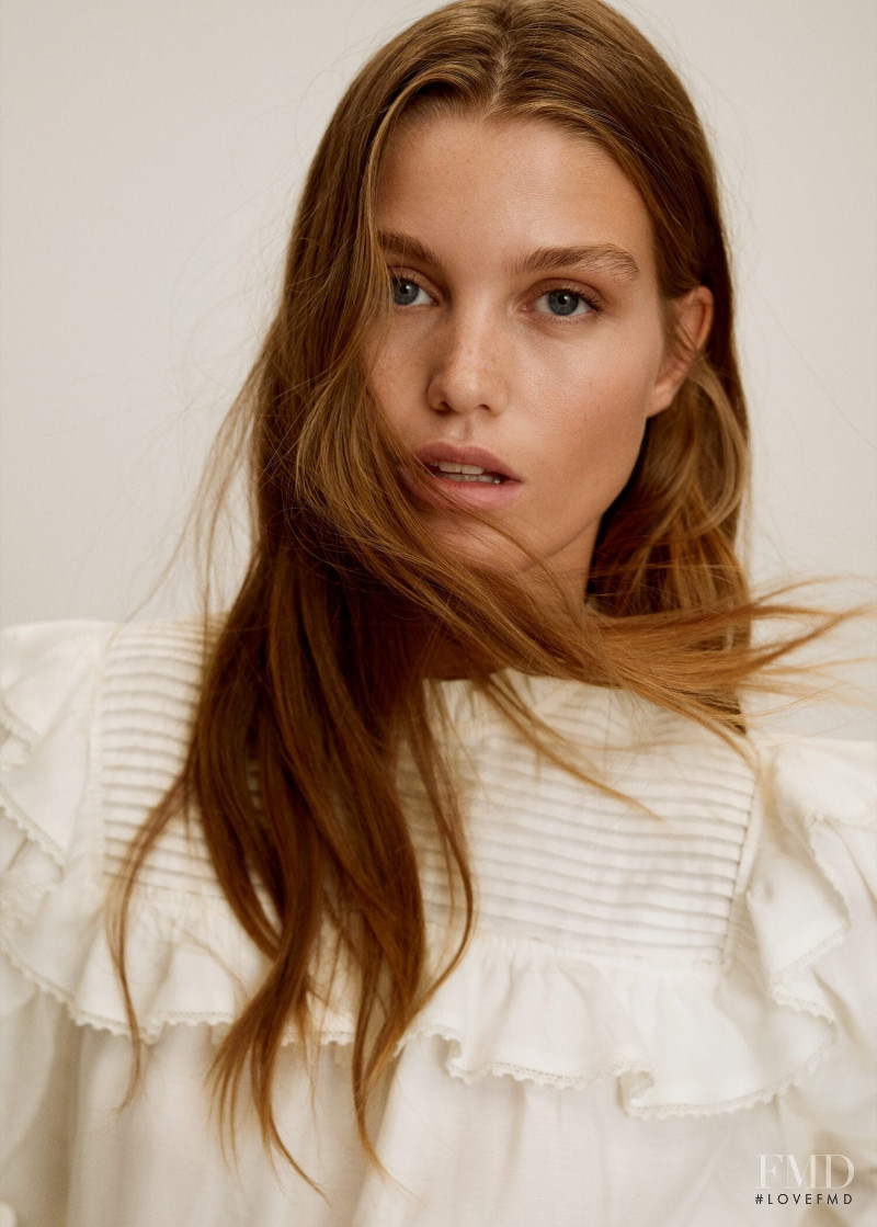 Luna Bijl featured in  the Mango catalogue for Autumn/Winter 2019