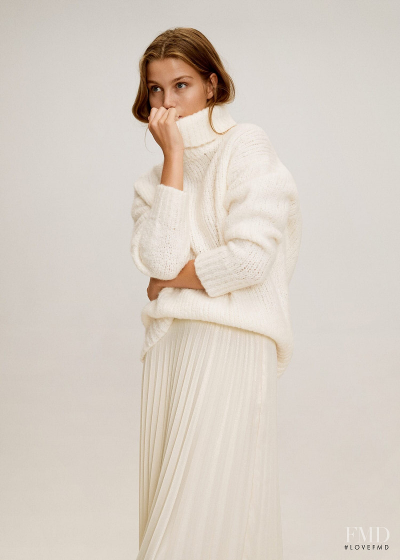 Luna Bijl featured in  the Mango catalogue for Autumn/Winter 2019