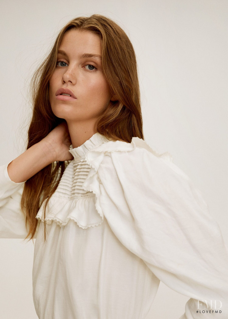 Luna Bijl featured in  the Mango catalogue for Autumn/Winter 2019