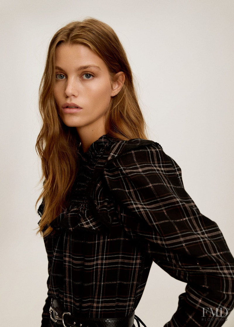 Luna Bijl featured in  the Mango catalogue for Autumn/Winter 2019