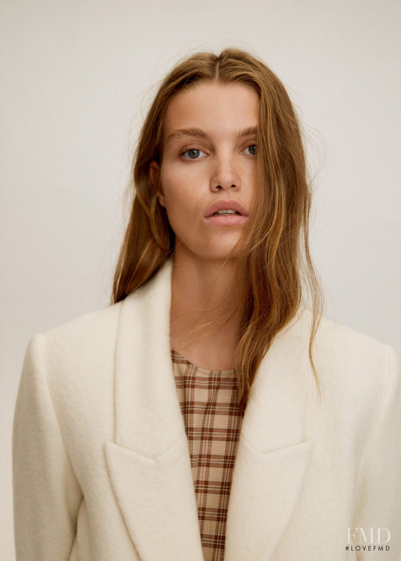 Luna Bijl featured in  the Mango catalogue for Autumn/Winter 2019