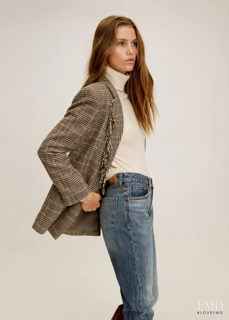 Luna Bijl featured in  the Mango catalogue for Autumn/Winter 2019