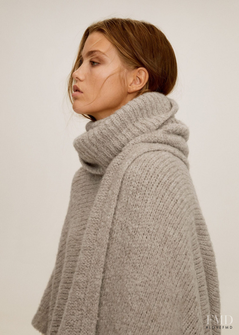 Luna Bijl featured in  the Mango catalogue for Autumn/Winter 2019