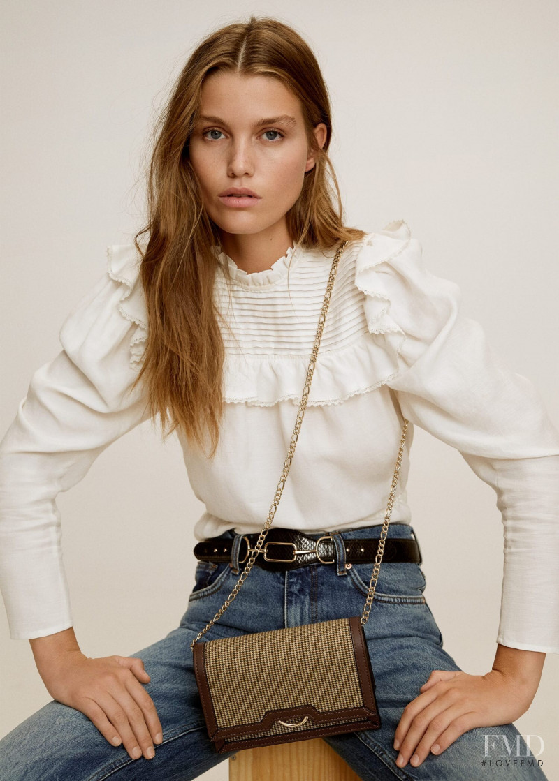 Luna Bijl featured in  the Mango catalogue for Autumn/Winter 2019