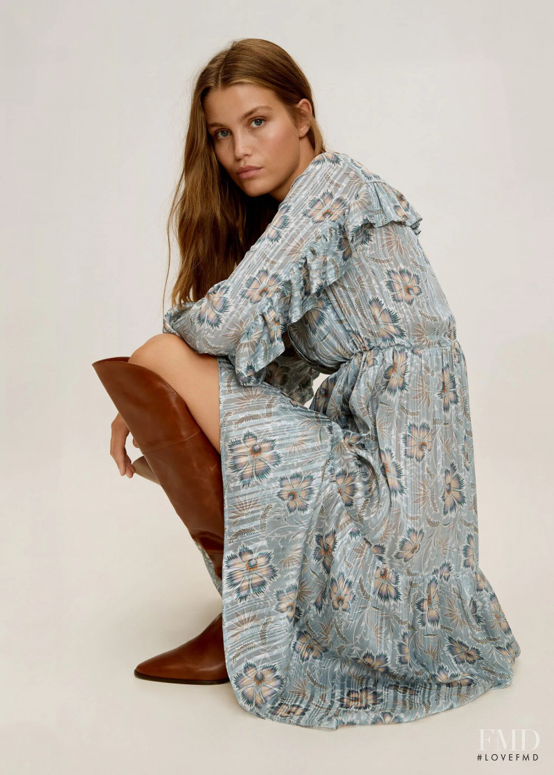 Luna Bijl featured in  the Mango catalogue for Autumn/Winter 2019