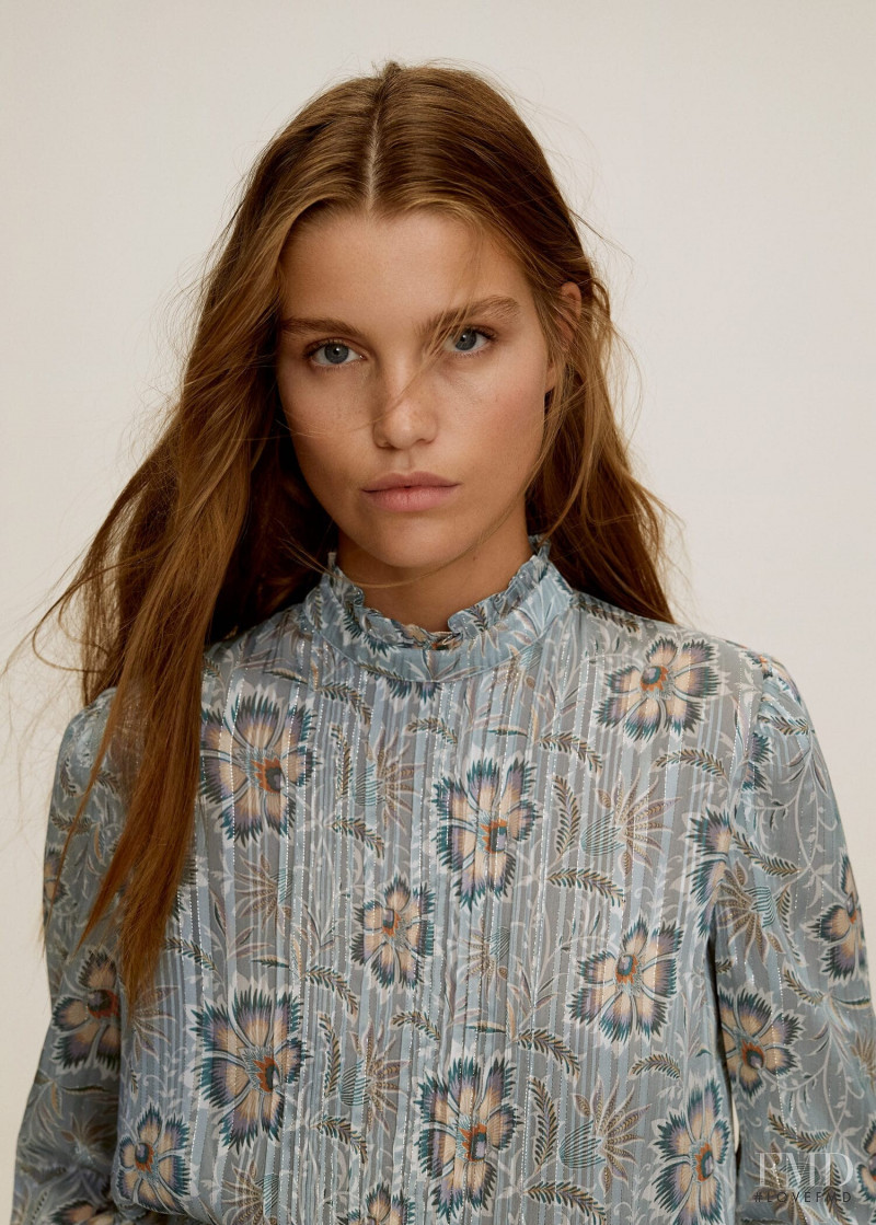 Luna Bijl featured in  the Mango catalogue for Autumn/Winter 2019