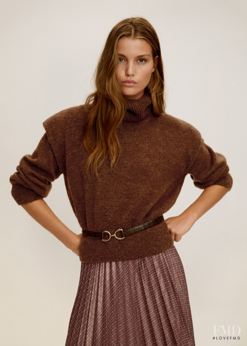 Luna Bijl featured in  the Mango catalogue for Autumn/Winter 2019