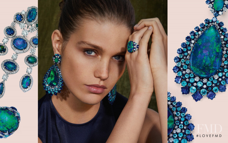 Luna Bijl featured in  the David Morris advertisement for Spring/Summer 2019