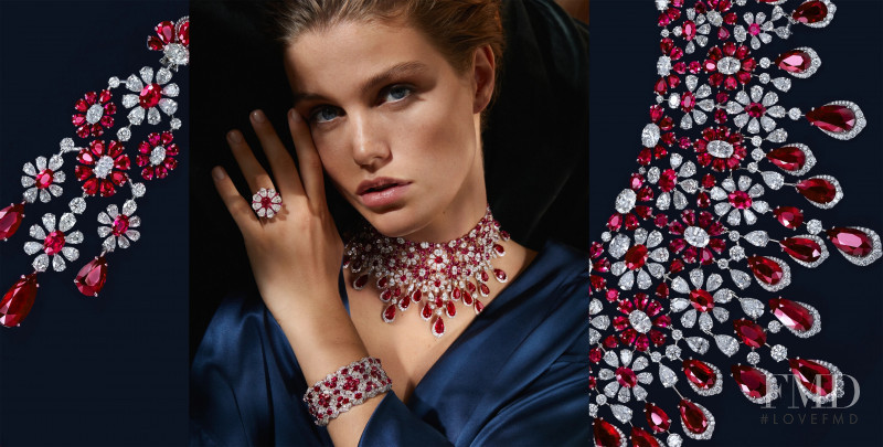 Luna Bijl featured in  the David Morris advertisement for Spring/Summer 2019