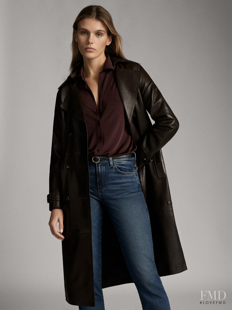 Madison Headrick featured in  the Massimo Dutti catalogue for Winter 2019