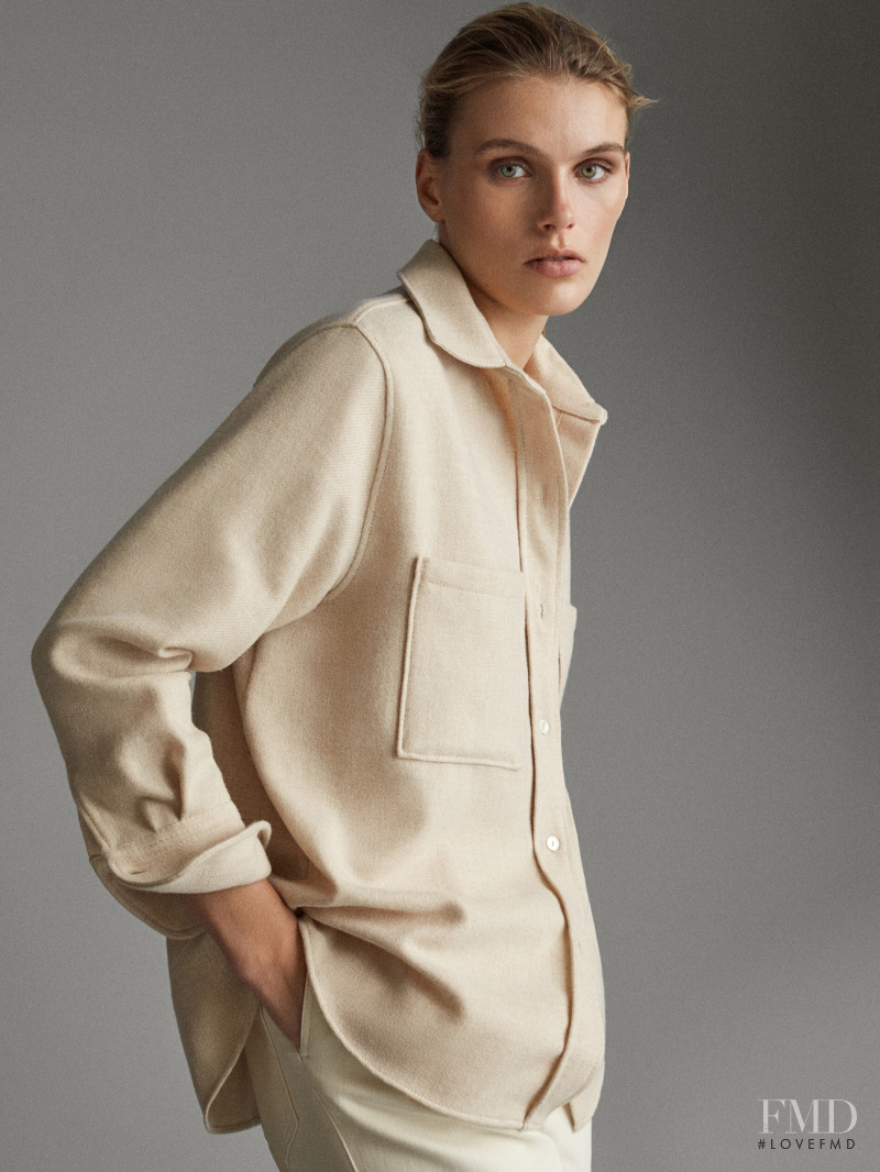 Madison Headrick featured in  the Massimo Dutti catalogue for Winter 2019