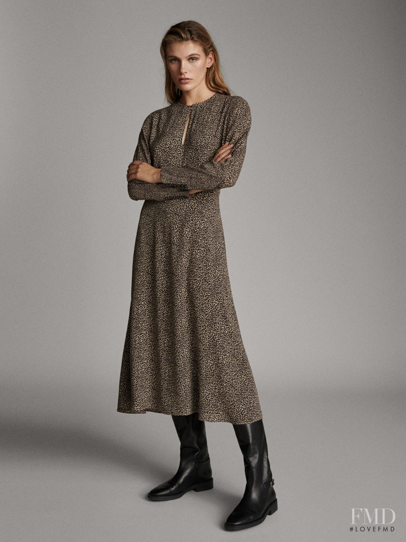 Madison Headrick featured in  the Massimo Dutti catalogue for Winter 2019