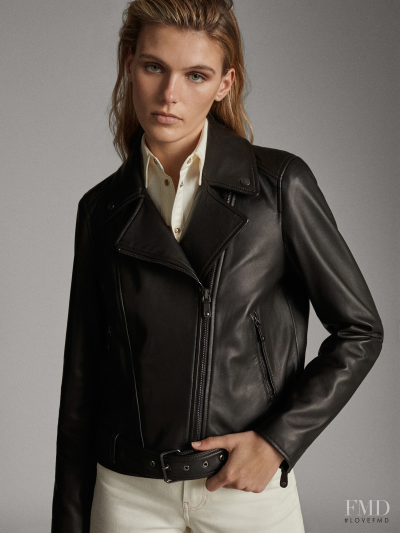 Madison Headrick featured in  the Massimo Dutti catalogue for Winter 2019