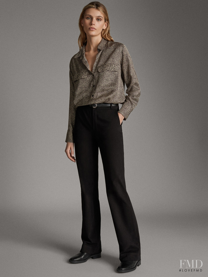 Madison Headrick featured in  the Massimo Dutti catalogue for Winter 2019