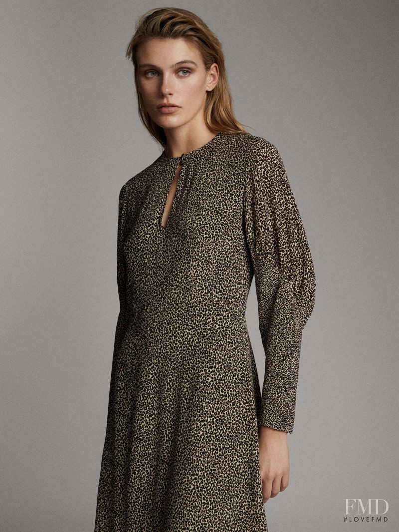 Madison Headrick featured in  the Massimo Dutti catalogue for Winter 2019