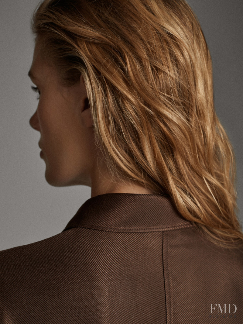 Madison Headrick featured in  the Massimo Dutti catalogue for Winter 2019