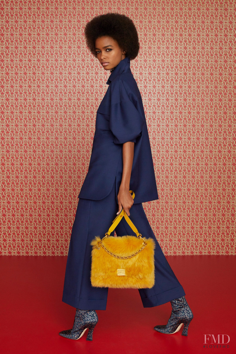 Blesnya Minher featured in  the Fendi lookbook for Pre-Fall 2019