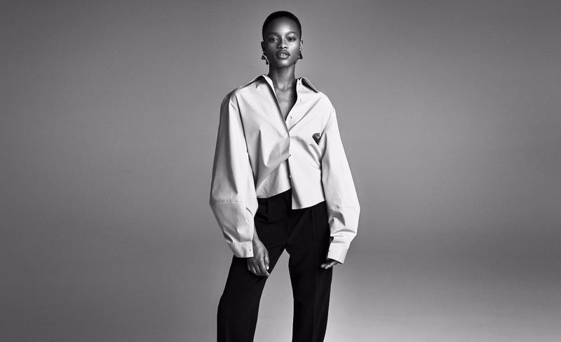 Mayowa Nicholas featured in  the H&M Season advertisement for Autumn/Winter 2017