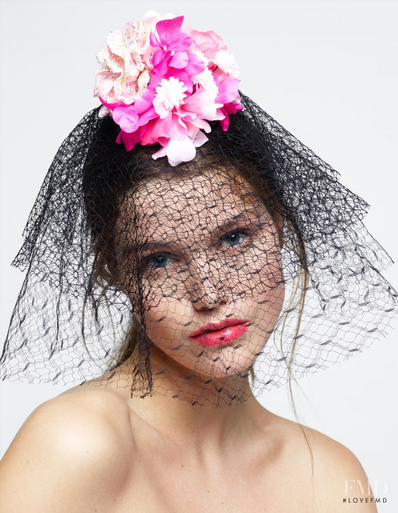 Luna Bijl featured in  the Chanel Haute Couture advertisement for Spring/Summer 2018