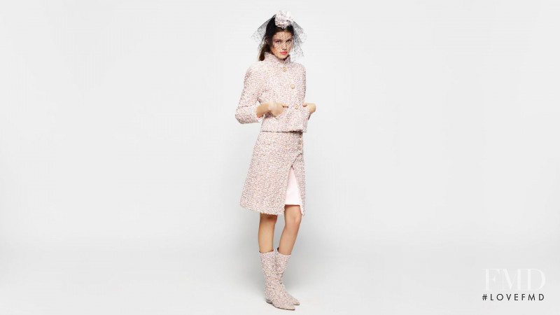 Luna Bijl featured in  the Chanel Haute Couture advertisement for Spring/Summer 2018