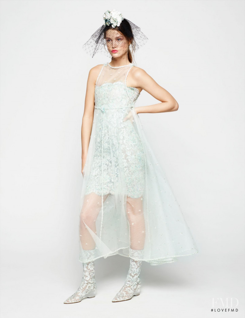 Luna Bijl featured in  the Chanel Haute Couture advertisement for Spring/Summer 2018
